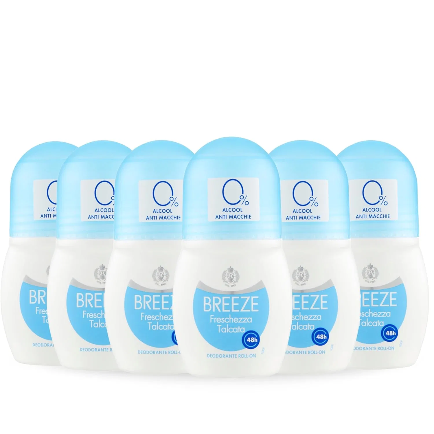 Роликовый дезодорант BREEZE Talc Fresh, 6x50 мл Breeze