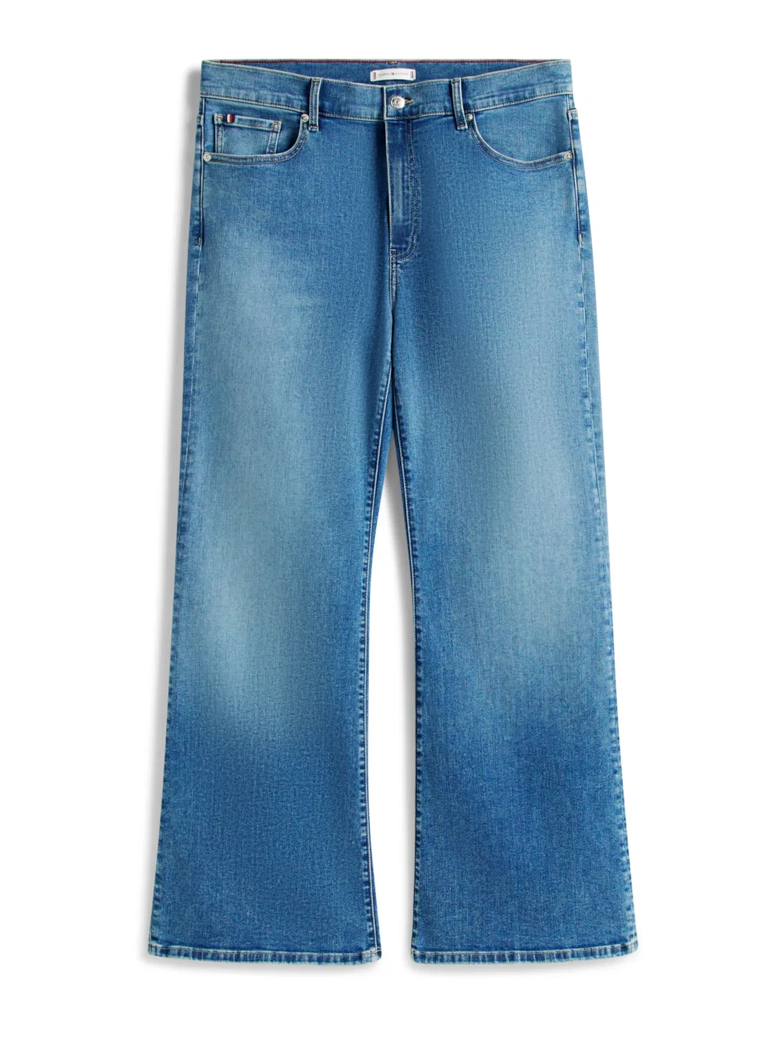 Расклешенные джинсы Tommy Hilfiger Curve, Blue Denim