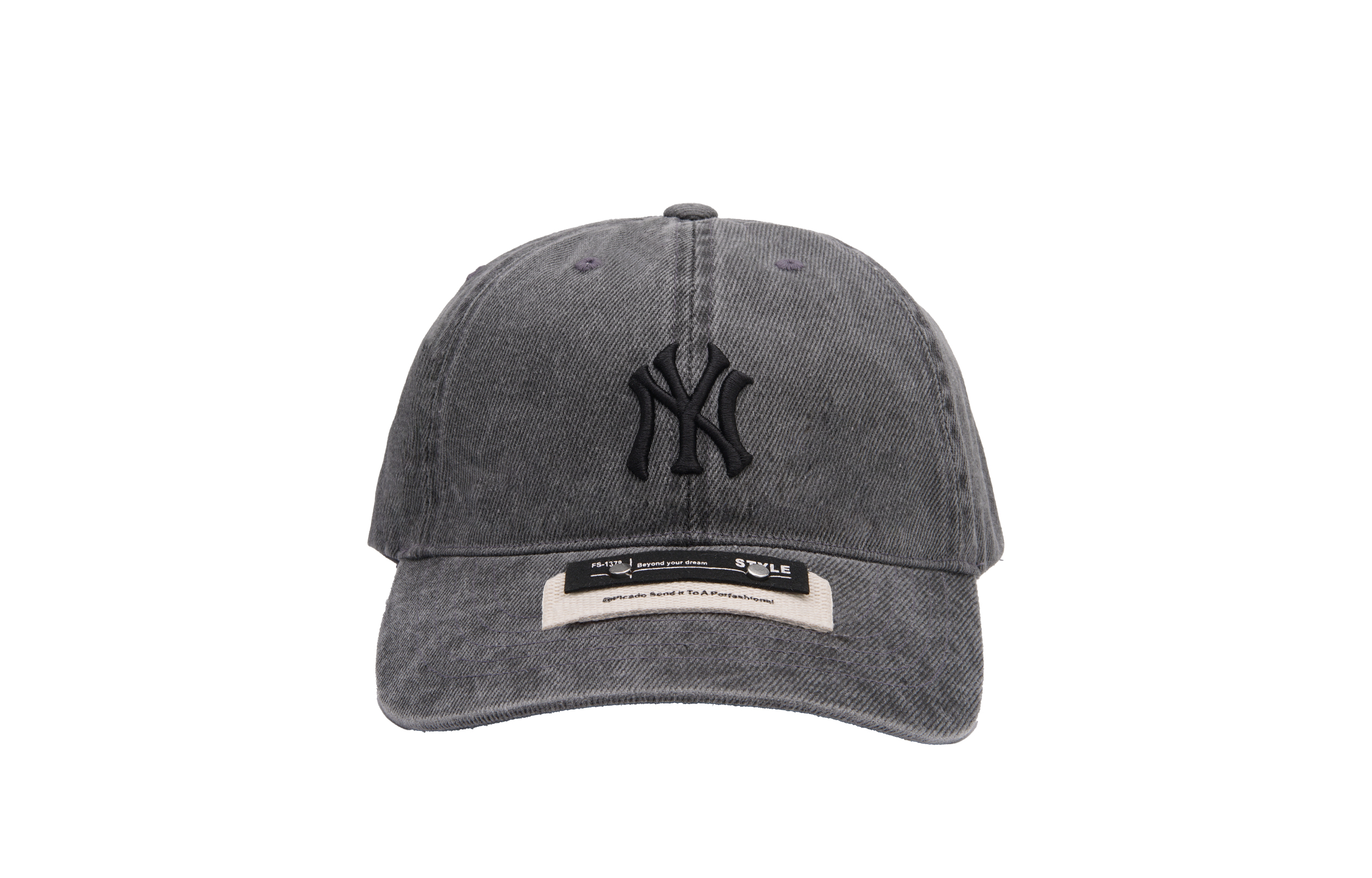 

Хлопковая бейсболка унисекс темно-серого цвета MLB, темно-серый