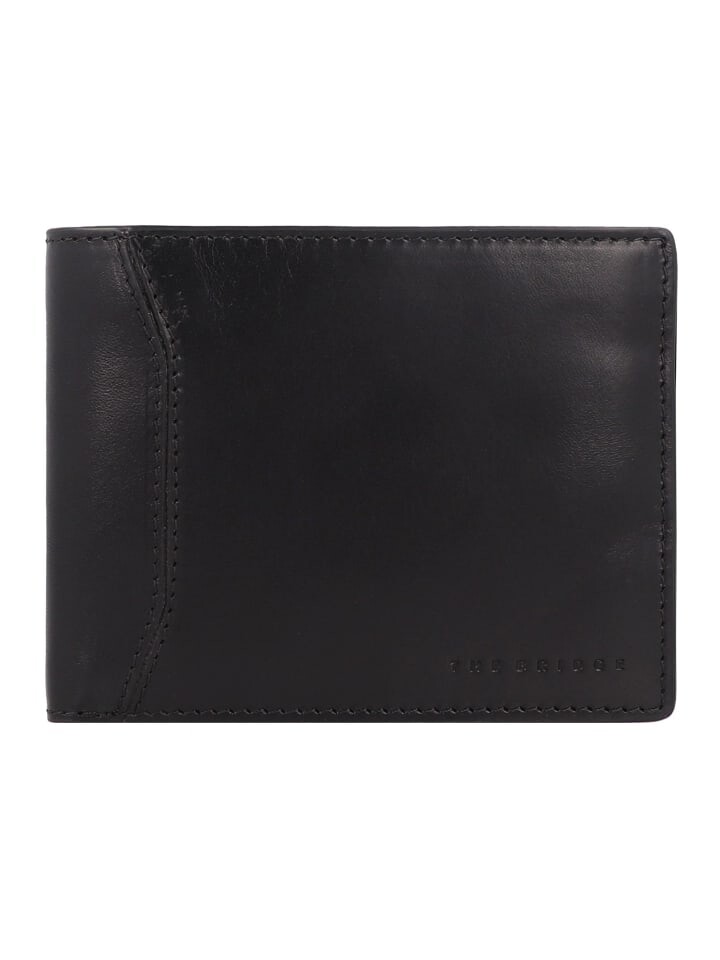 

Кошелек The Bridge Fillipo Geldbörse RFID Schutz Leder 13 cm, неро