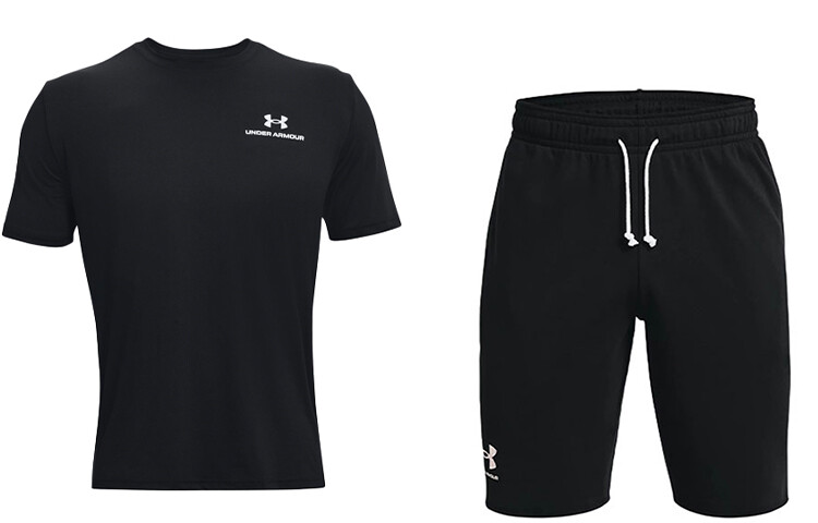 

Мужская повседневная спортивная одежда Under Armour, цвет Black