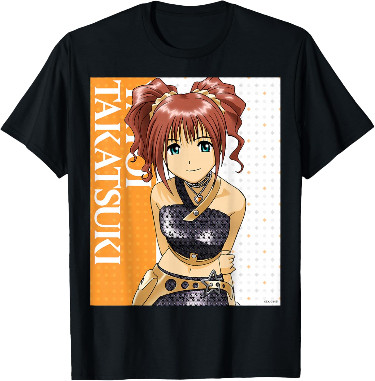 

IDOLM@STER Футболка Яеи Такацуки Night & Day AMCG Ver Bandai Namco Entertainment Inc., черный