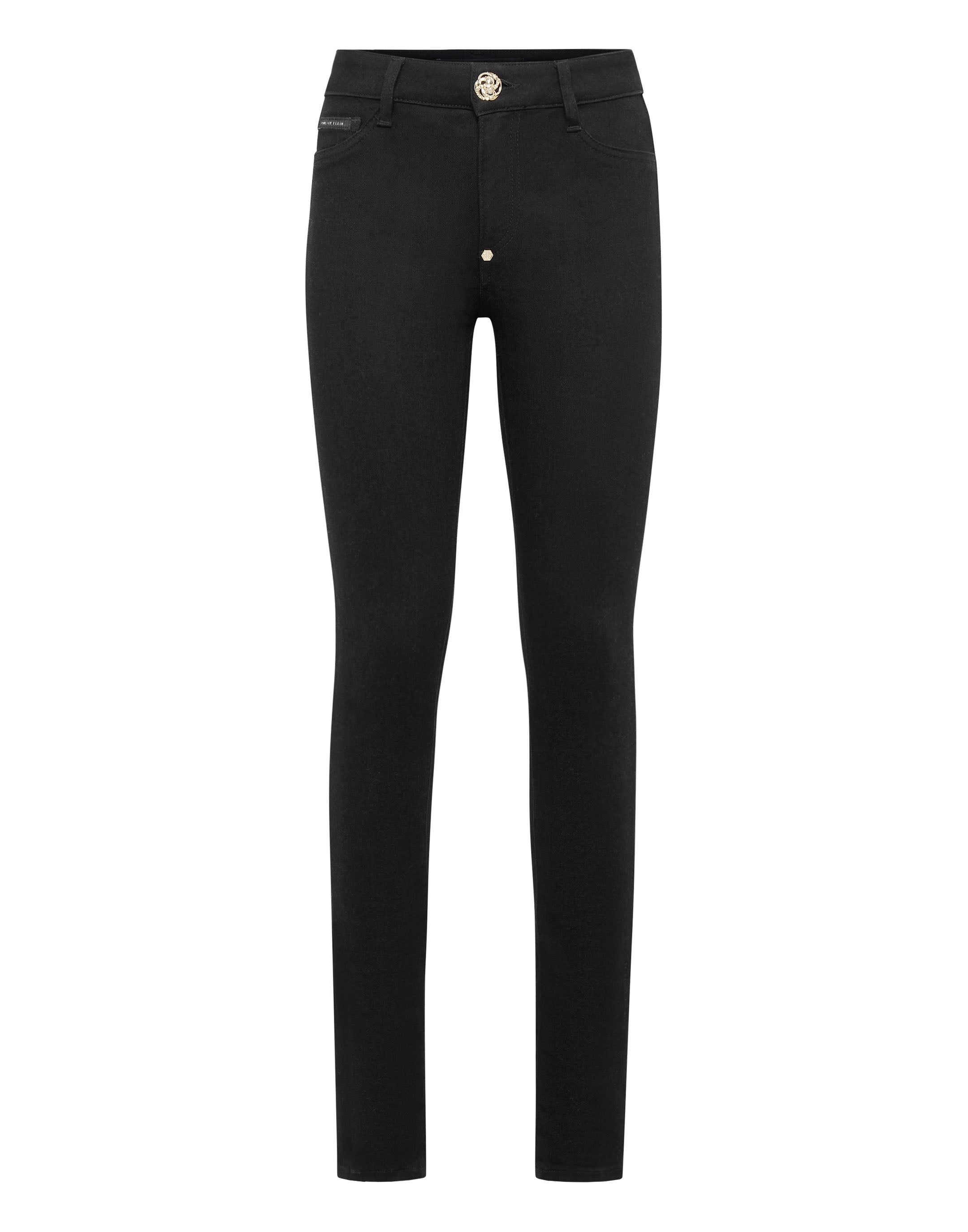

Джинсовые джеггинсы PHILIPP PLEIN, цвет noir plein