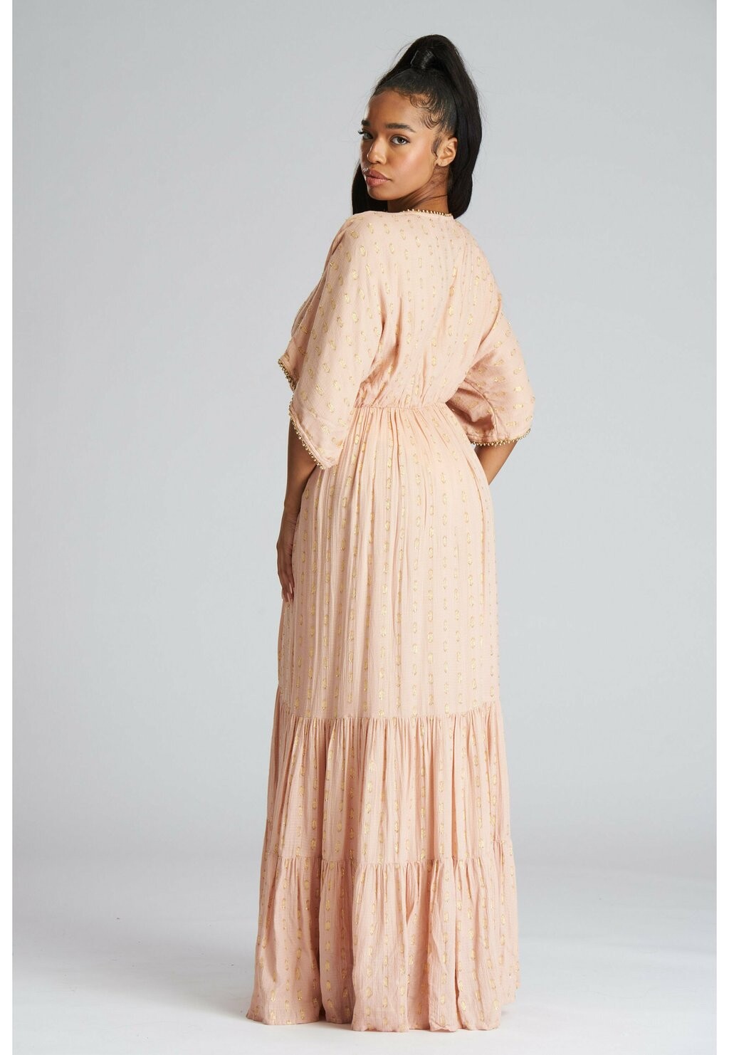 

Пляжный аксессуар Jacquard Spot Tiered Maxi South Beach, загар