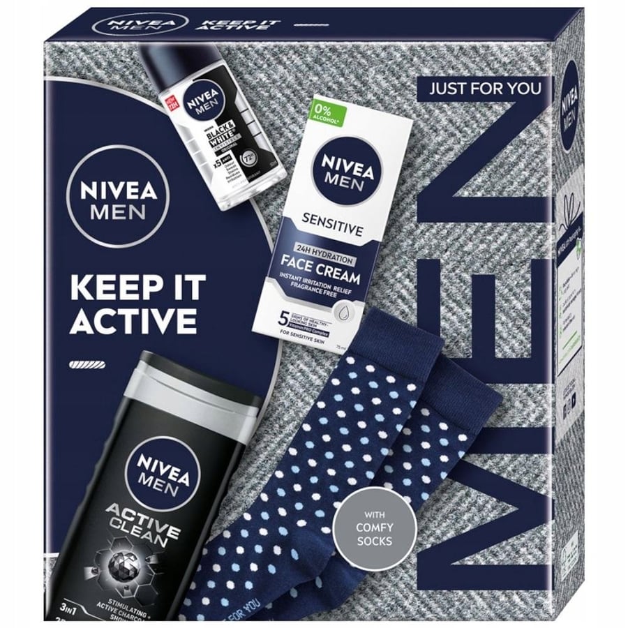 

Подарочный набор Nivea Men Keep It Active, 4 предмета
