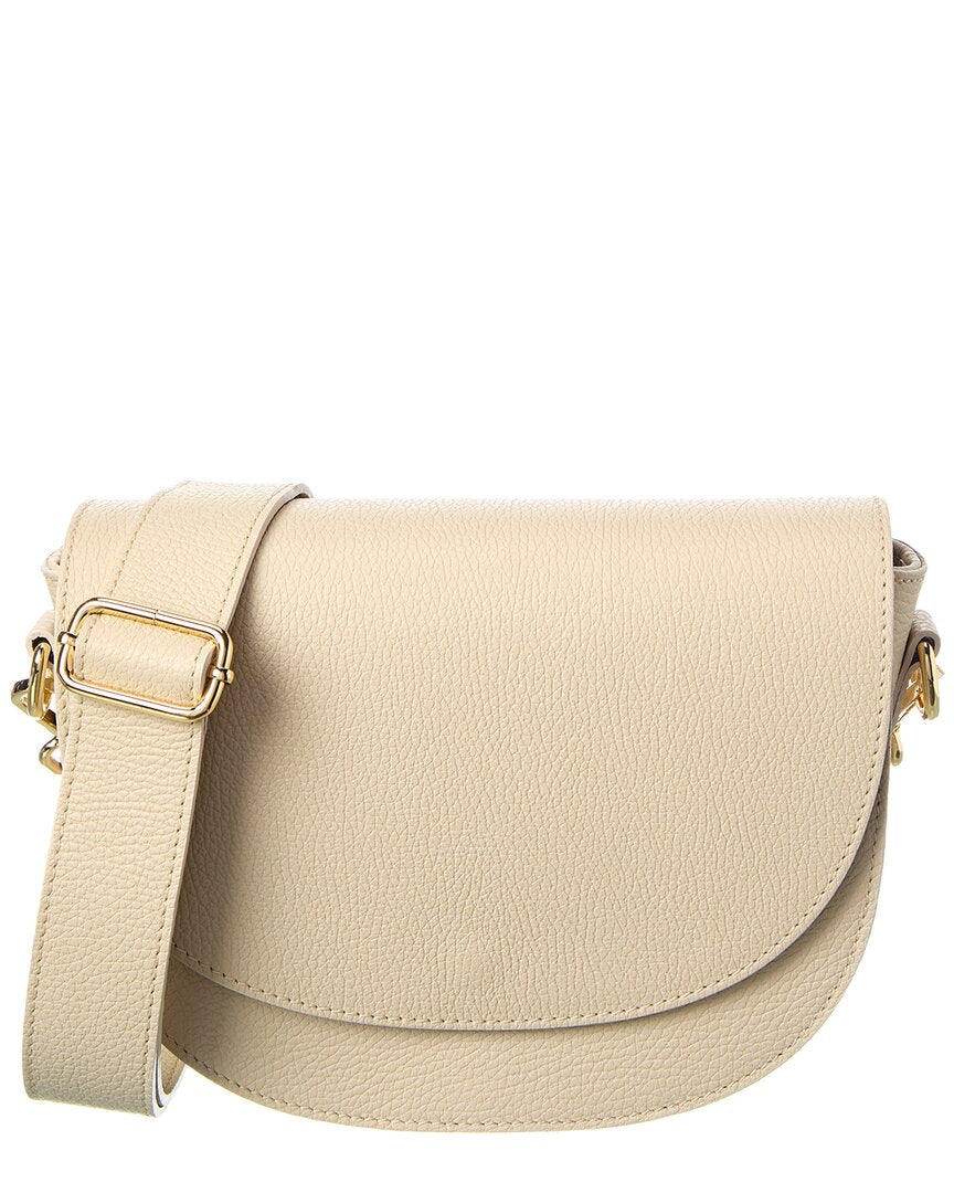 

Jijou Capri Кожаная сумка-мессенджер, бежевый