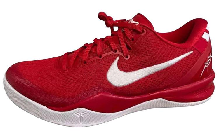 

Баскетбольные кроссовки Kobe 8 мужские низкие красные Nike