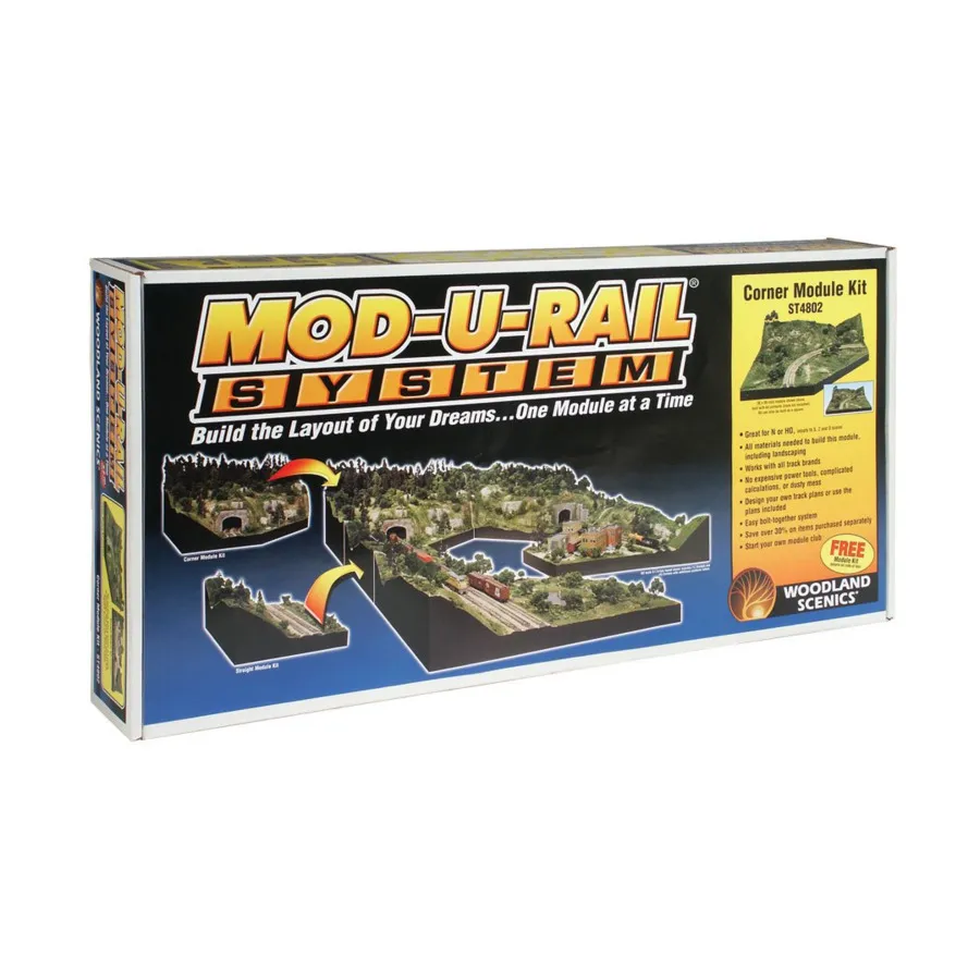

Система Mod-U-Rail — комплект углового модуля, Terrain & Scenery