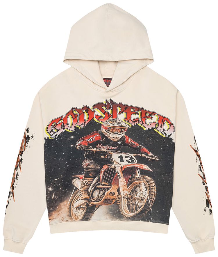 

Толстовка Godspeed Motocross Hoodie, кремовый
