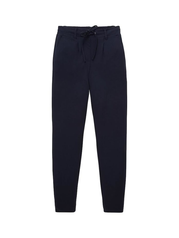 

Тканевые брюки Tom Tailor Hose, цвет real navy blue