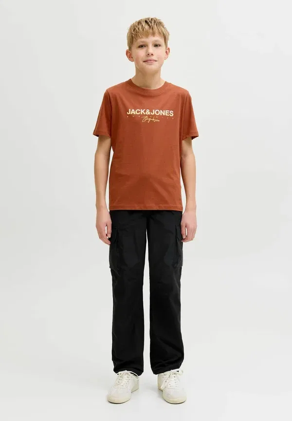 Футболка Jorcanggu tee ss crew neck fst jnr print t-shirt Jack & Jones Junior, аравийская пряность
