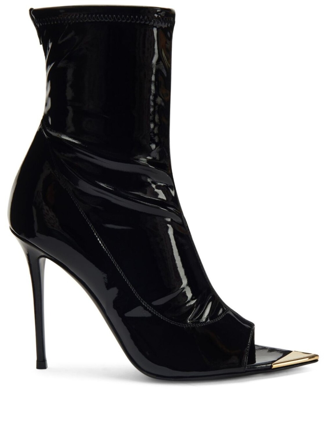 

Giuseppe Zanotti ботильоны Intriigo 105 с открытым носком, черный