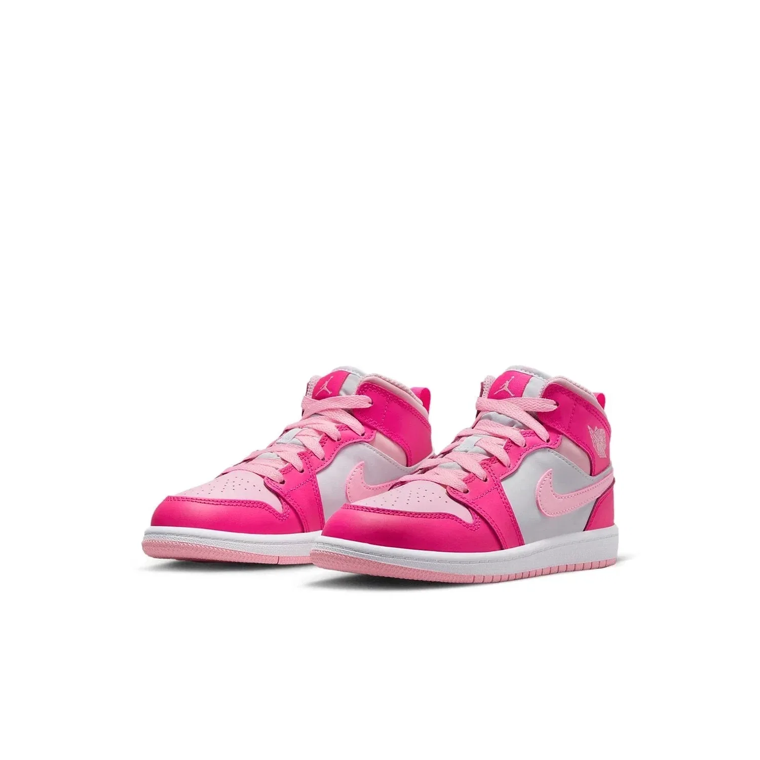 Nike Детские кроссовки Air Jordan Mid FD8781 - ярко-розовые, стильные, модель HTAT138