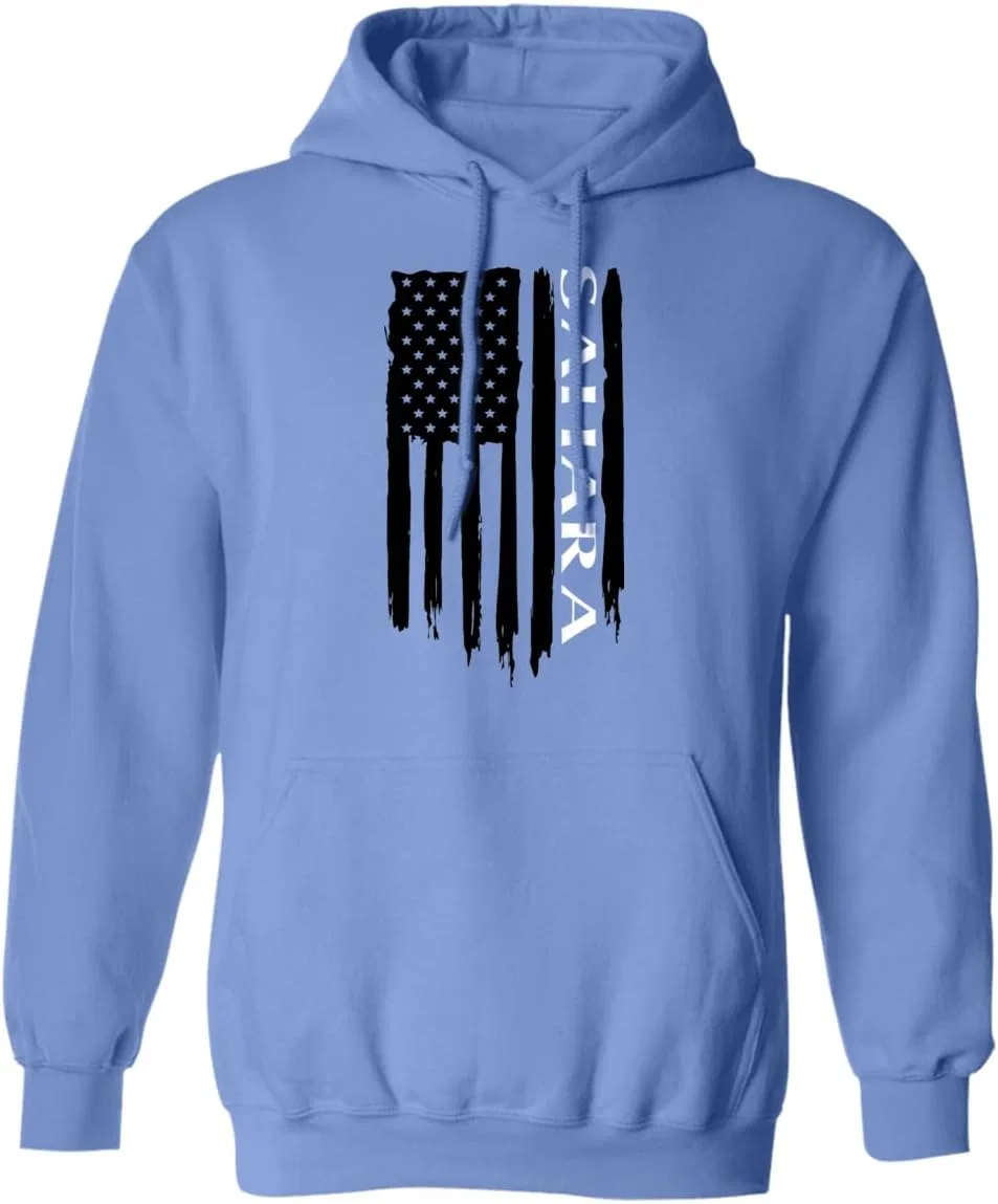 Толстовка с капюшоном Sahara с американским флагом