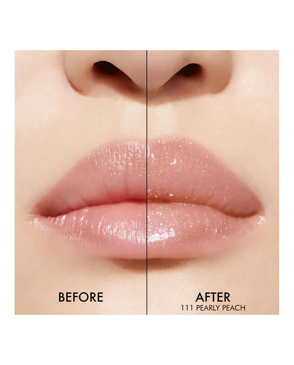 Addict Lip Maximizer Блеск для губ с эффектом увеличения объема - увлажнение и эффект объема - мгновенный и длительный Dior, 111 Pearly Peach — фото 4