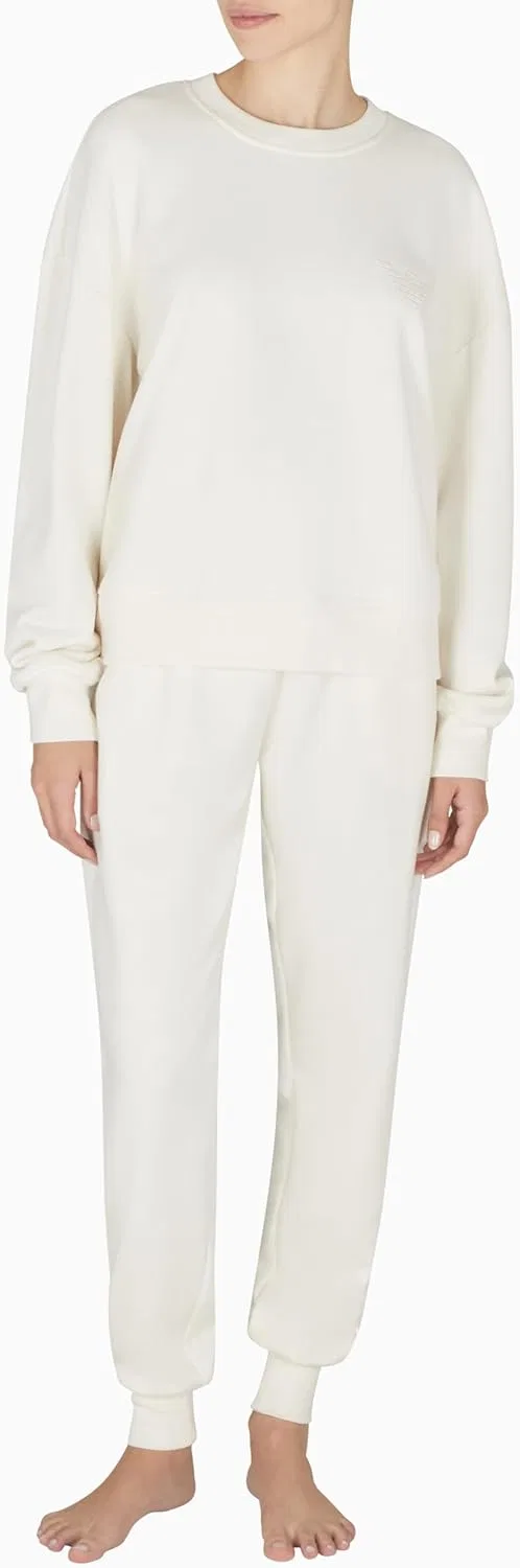 Толстовка с брюками Emporio Armani, Ivory — фото 2