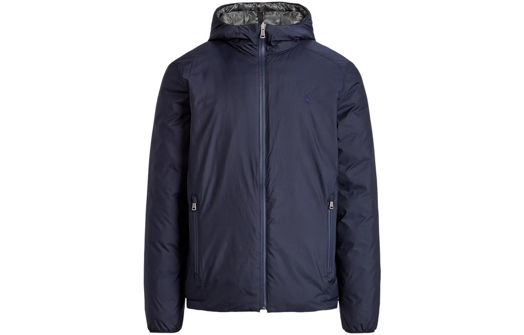Куртки и пальто мужские сине-серые двухцветные Polo Ralph Lauren — фото 2