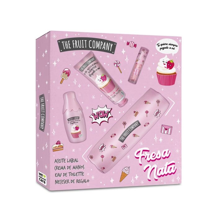 

Туалетная вода унисекс Set de Regalo Colonia Fresa y Nata The Fruit Company, Set 4 productos