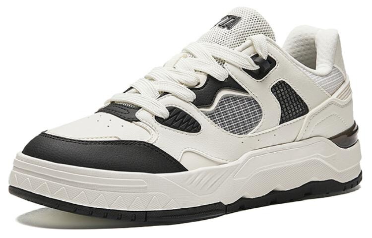Кроссовки ANTA Skateboarding Shoes Men Low-top White/Black, белый/черный — фото 2