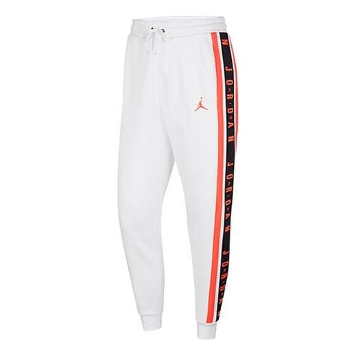 

Брюки men's fleece casual white long pants/trousers Air Jordan, белый