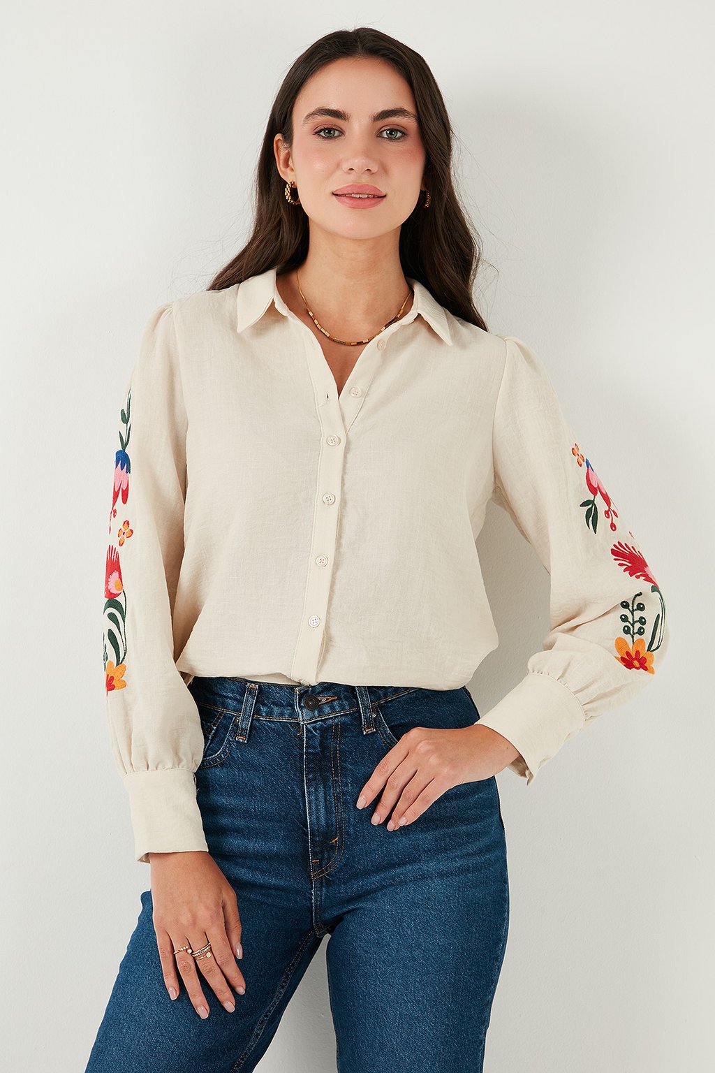 

Рубашка REGULAR FIT LELA, слоновая кость