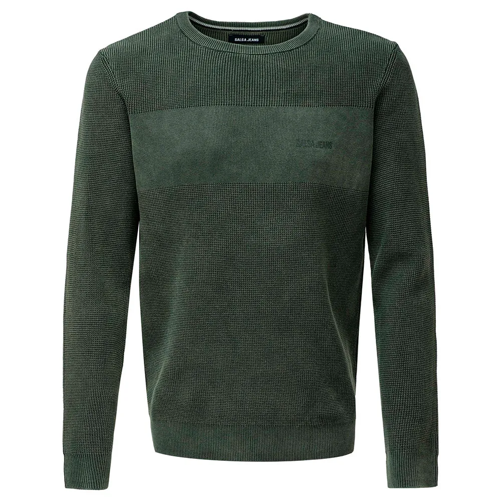 

Свитер Salsa Jeans Waffle Regular Fit, зеленый