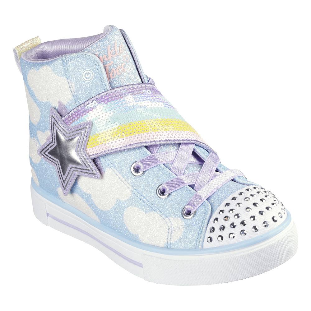 

Высокие кроссовки для девочек Skechers Twinkle Toes Shooting Star Brights, синий