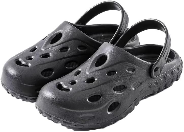 

Мужские и женские легкие тапочки с закрытым носком для летней прогулки, пляжа и водных видов спорта Zonkacen, черный