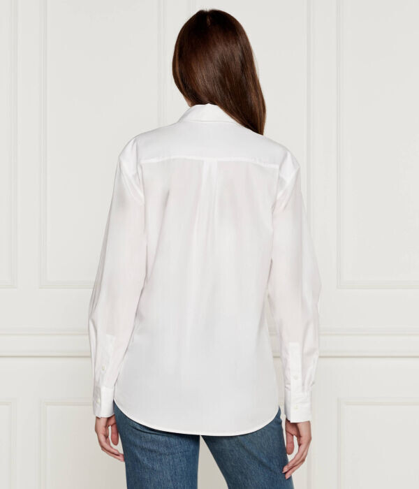 Рубашка женская Calvin Klein Regular Fit, белый — фото 3