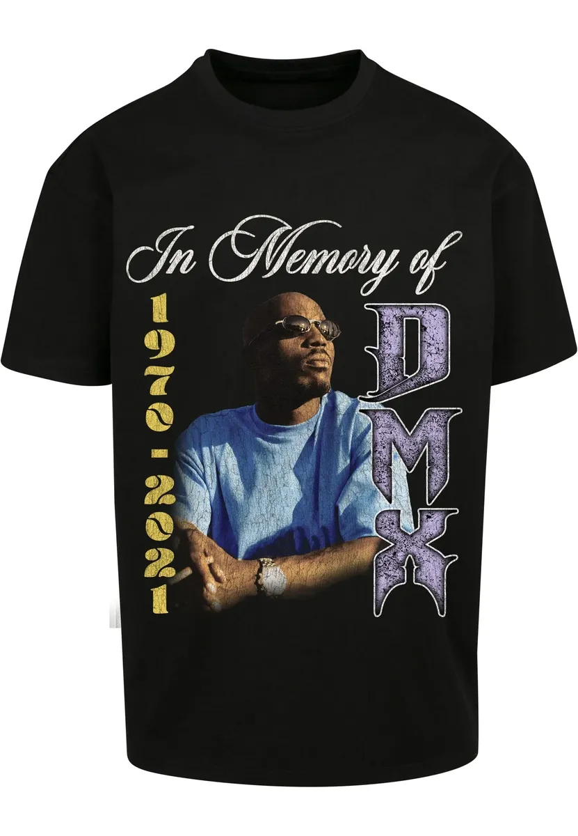 

Футболка Mister Tee "Мужская футболка DMX In Memory Off Oversize" Mistertee, черный