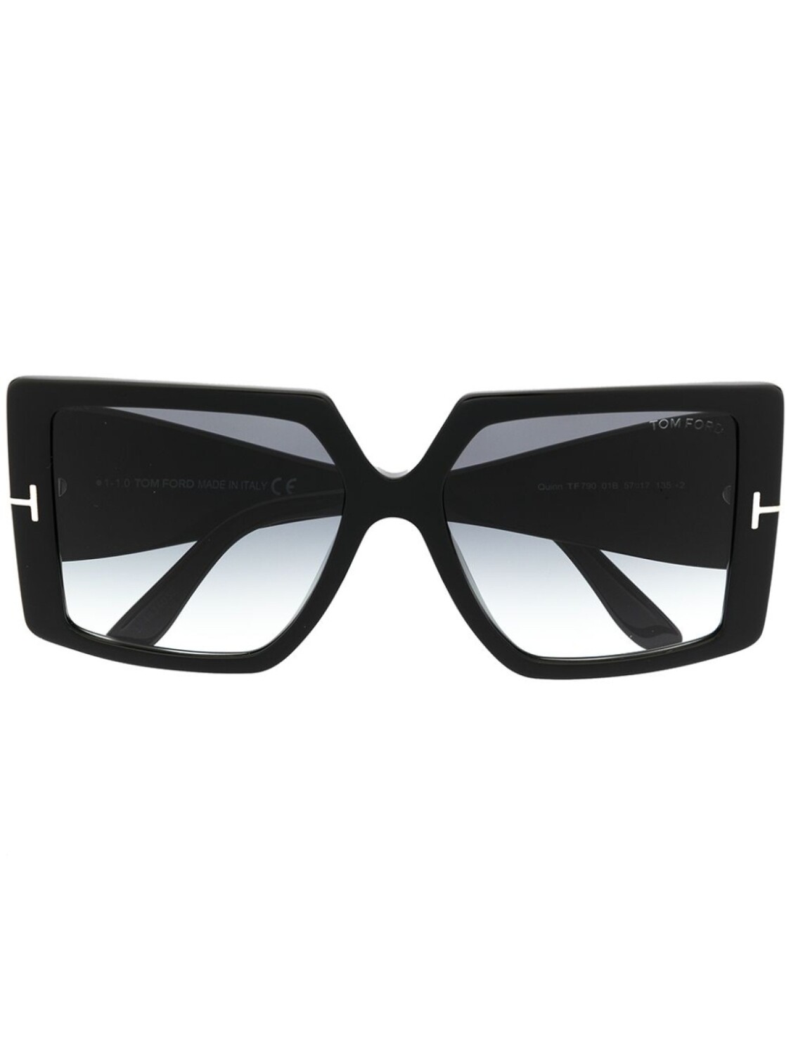 

Солнцезащитные очки TOM FORD Eyewear Quinn в квадратной оправе, черный