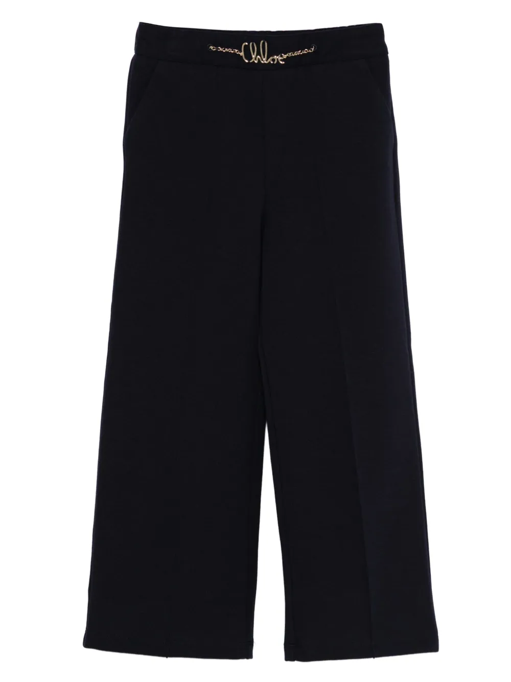 

Брюки с цепочкой Chloé Kids, синий