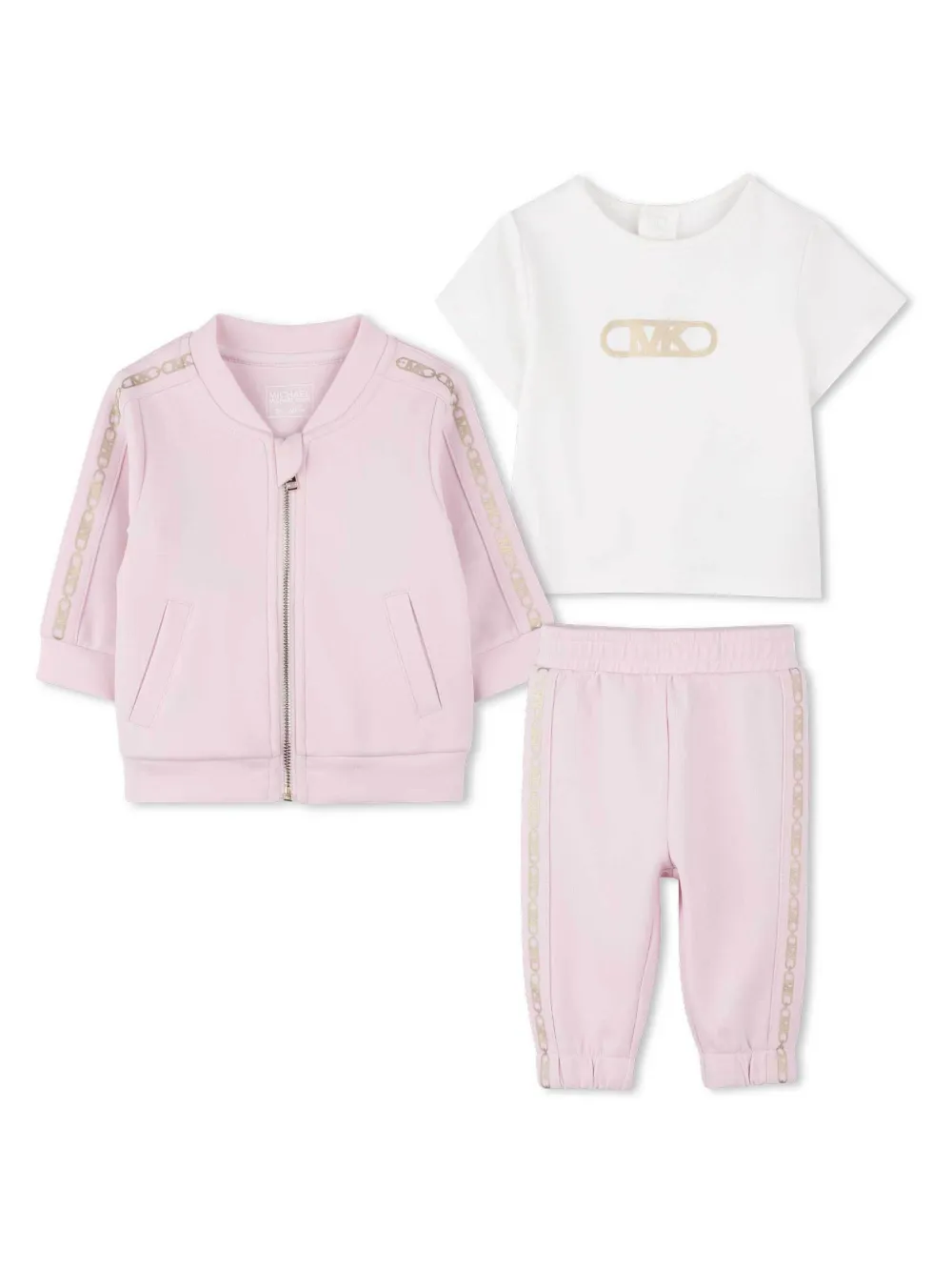 

Спортивный костюм с логотипом Michael Kors Kids, розовый