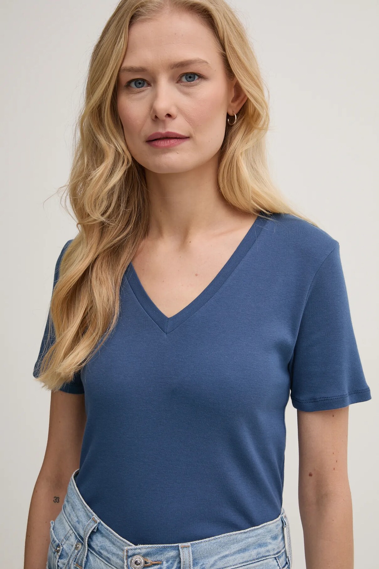 

Футболка из хлопка United Colors Of Benetton, темно-синий