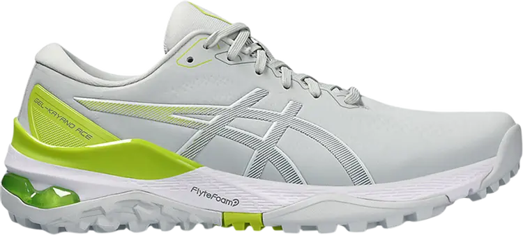 

Кроссовки Gel Kayano Ace 2 Wide 'Glacier Grey Neon Lime', серый