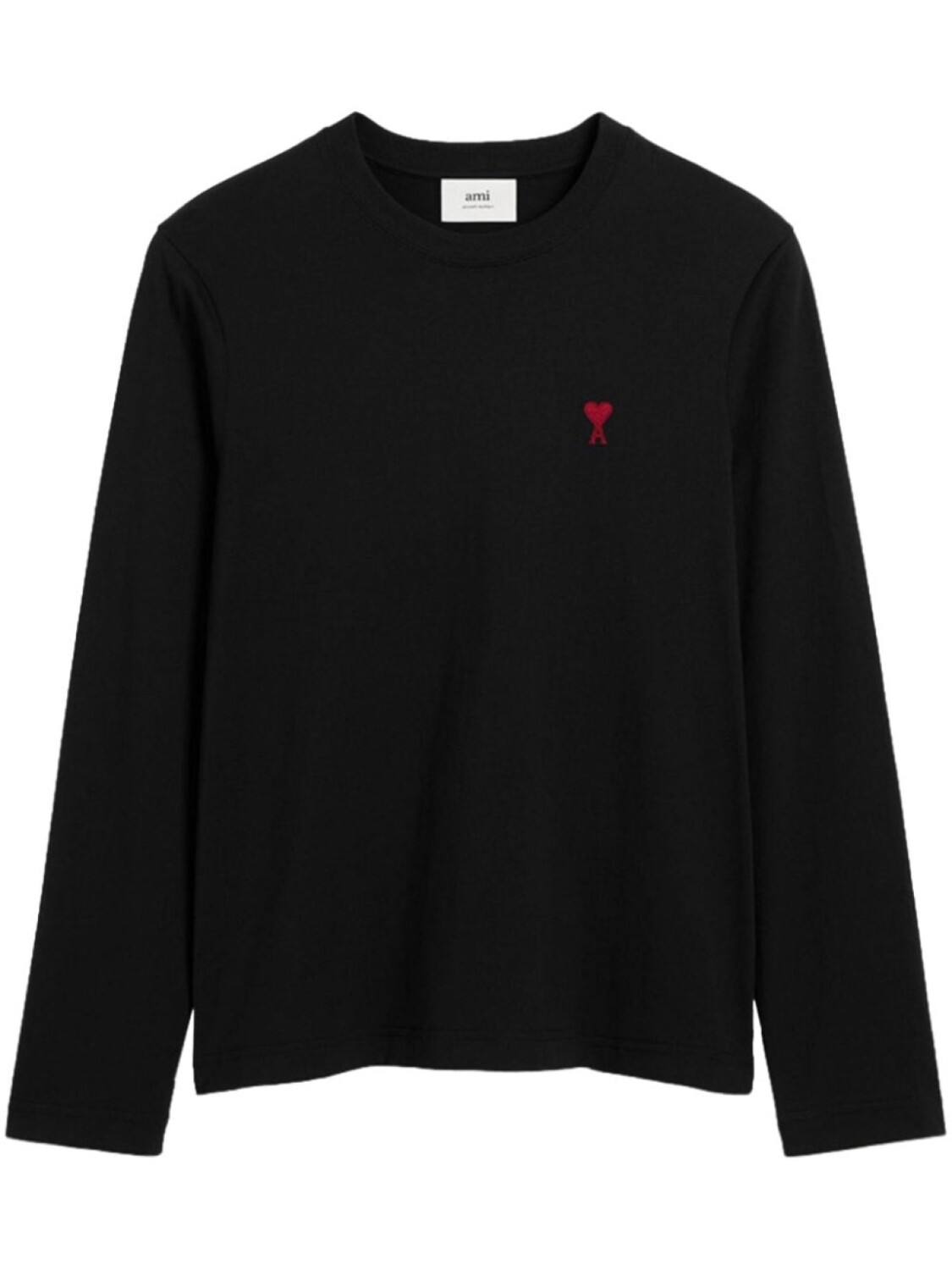

AMI Paris футболка Ami de Coeur с длинными рукавами, черный