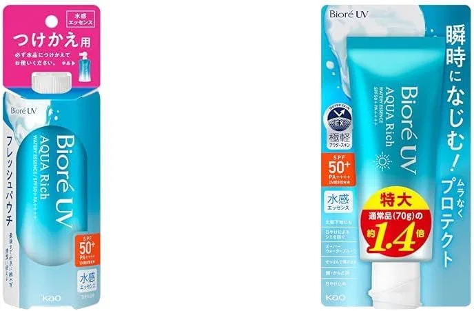 Солнцезащитный крем Biore UV Aqua Essence, 2 шт, 220 г