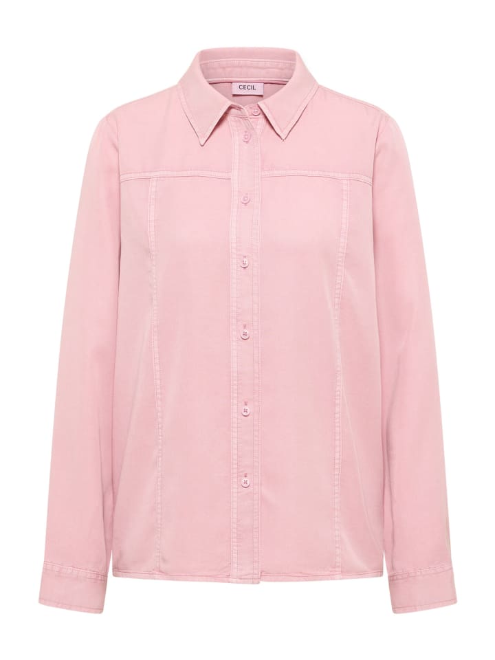 

Блузка из цветного лиоцелла в цветочном вельвете Cecil