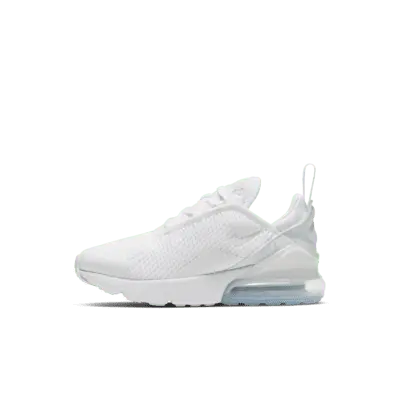 Кроссовки Nike Air Max 270, цвет White/Metallic Silver/White