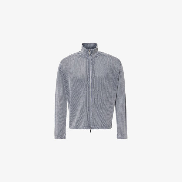 

Толстовка Mki Miyuki-Zoku с вышитым логотипом, серый