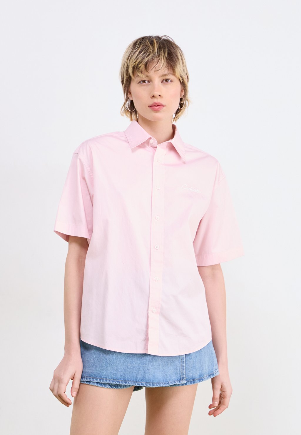 

Блузка на пуговицах JAXON Carhartt WIP, розовый