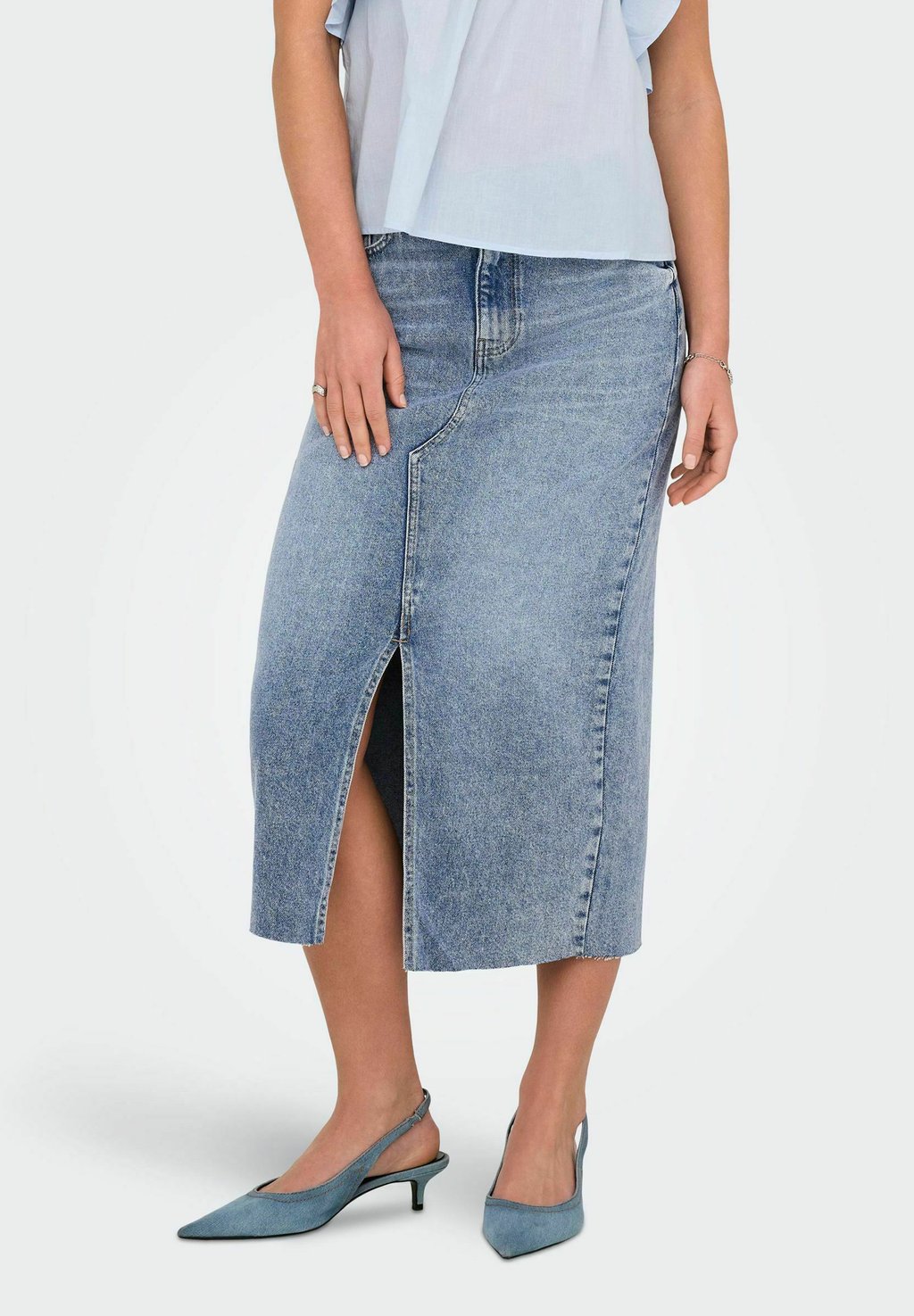 

Джинсовая юбка ONLY, цвет Light Blue Denim