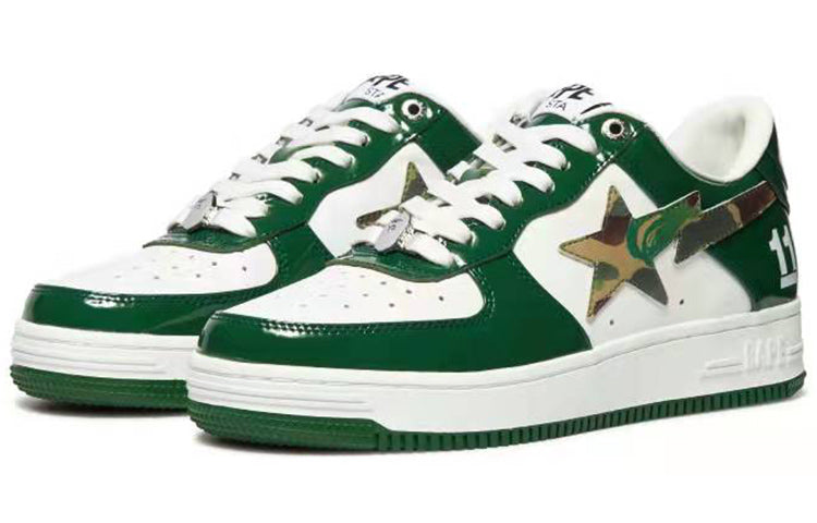Кроссовки A Bathing Ape Bape Sta Taipei 15 Anniversary 'White Green', белый — фото 3