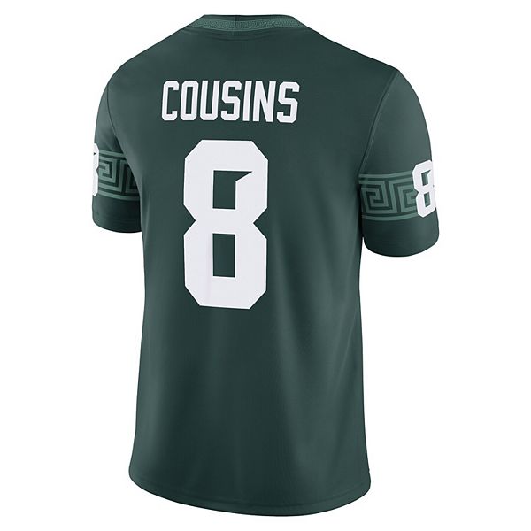 Футболка Michigan State Spartans Kirk Cousins зеленая Nike — фото 4