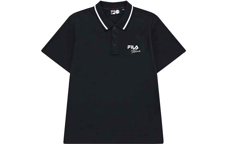 

FILA FUSION Рубашка-поло мужская черная