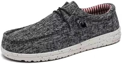 

Мужские повседневные кроссовки большого размера из денима и холста для улицы, вулканизированные, модные, роскошного стиля, дизайнерские, дышащие, мужские кроссовки-лоферы Generic, темно-серый