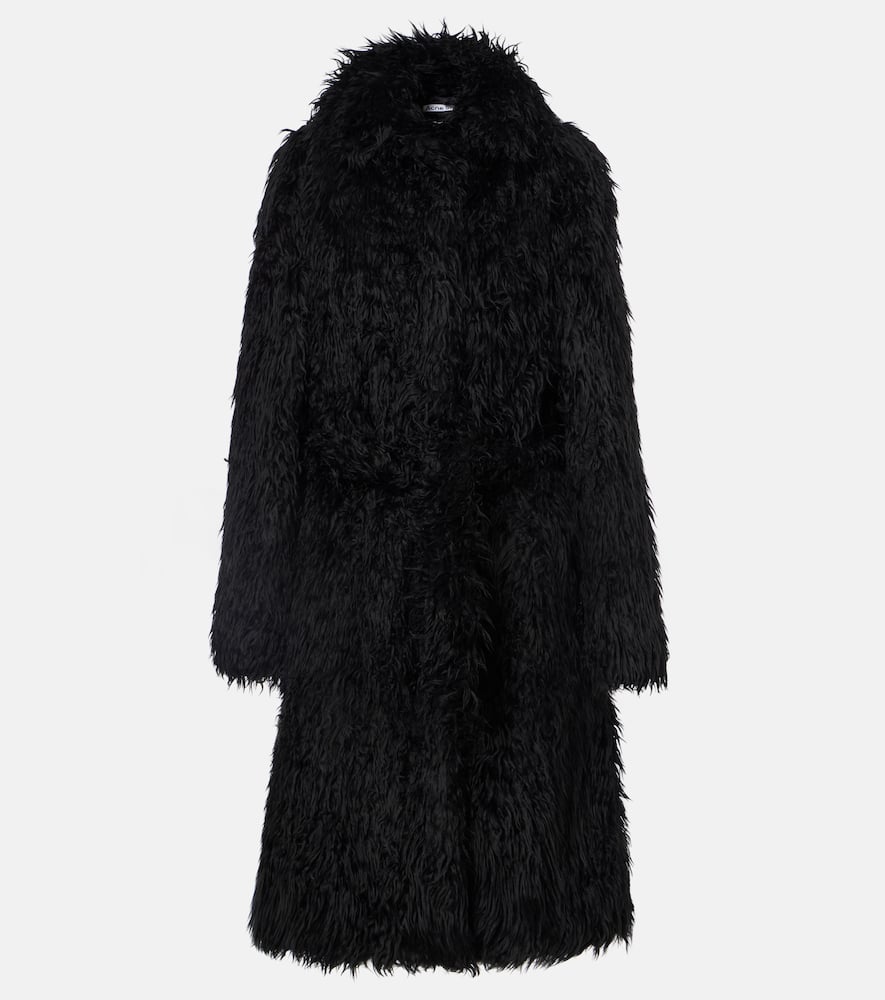 

Пальто с поясом Acne Studios, Black