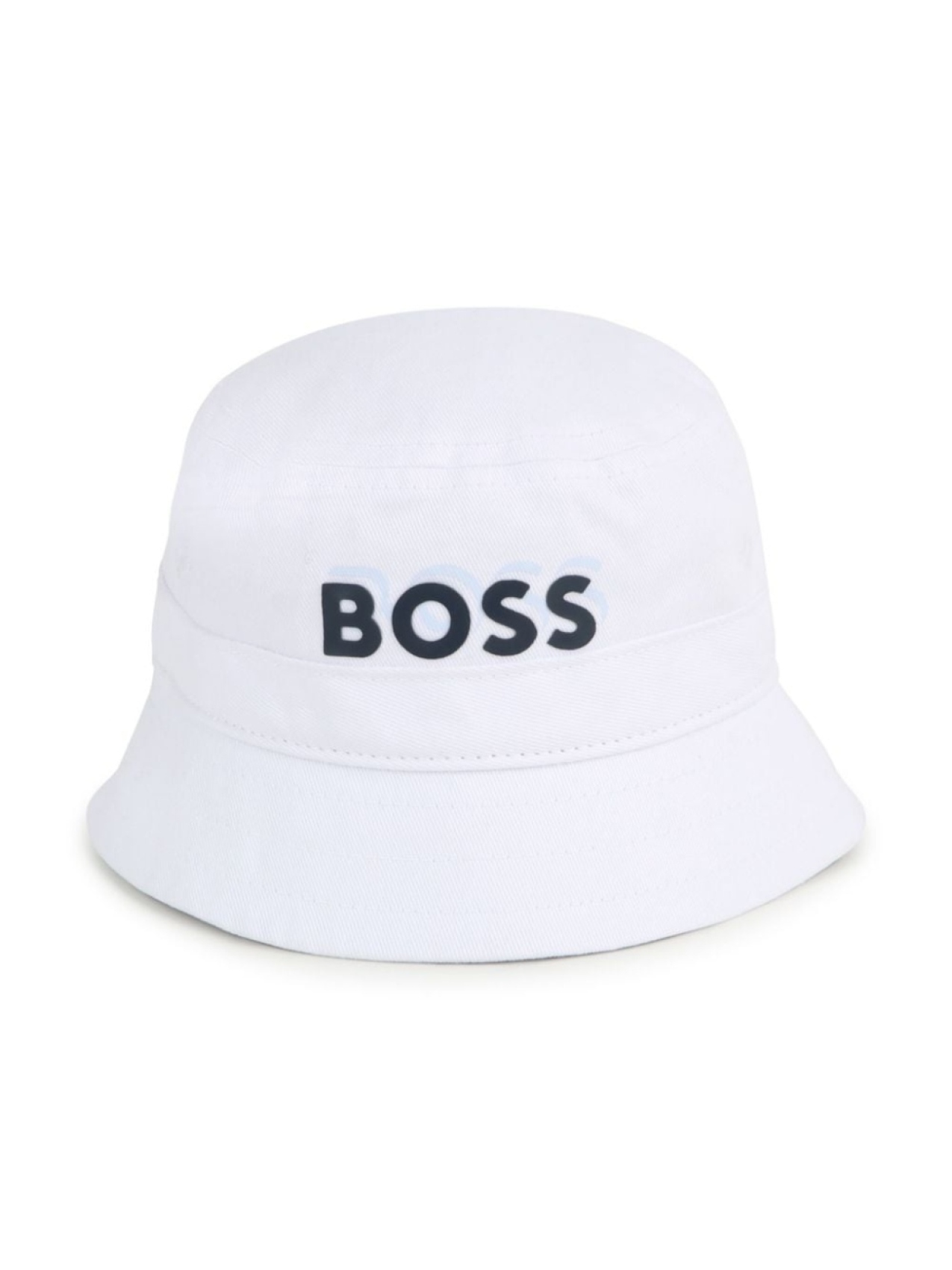 

BOSS Kidswear панама с логотипом, белый