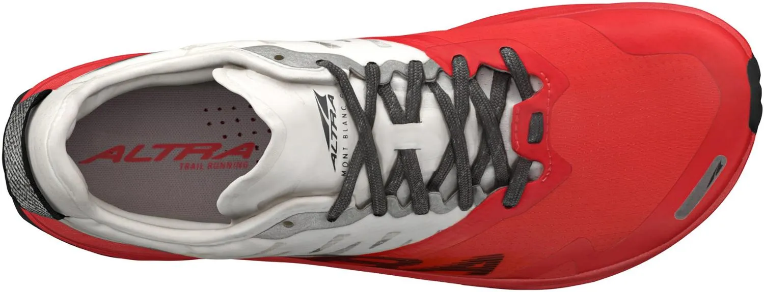 Мужские трейловые беговые кроссовки Mont Blanc Carbon Altra, White/Coral — фото 3