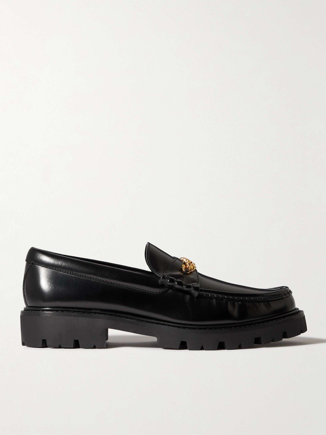 

Кожаные лоферы с украшением Triomphe Celine Homme, черный